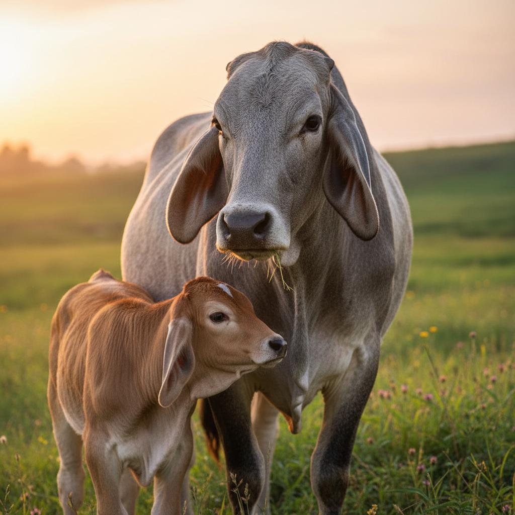 Crossbred Brahman cattle